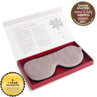 Pure Silk Eye Mask - Reduce Wrinkles While you sleep --0